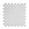 Msi Retro Gray Scallop SAMPLE Glossy Porcelain Mesh-Mounted Mosaic Tile ZOR-MD-0208-SAM - alternate 3